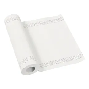 Mittelleiste PAW AIRLAID 40cm x 24m Eleganter Rahmen Silber